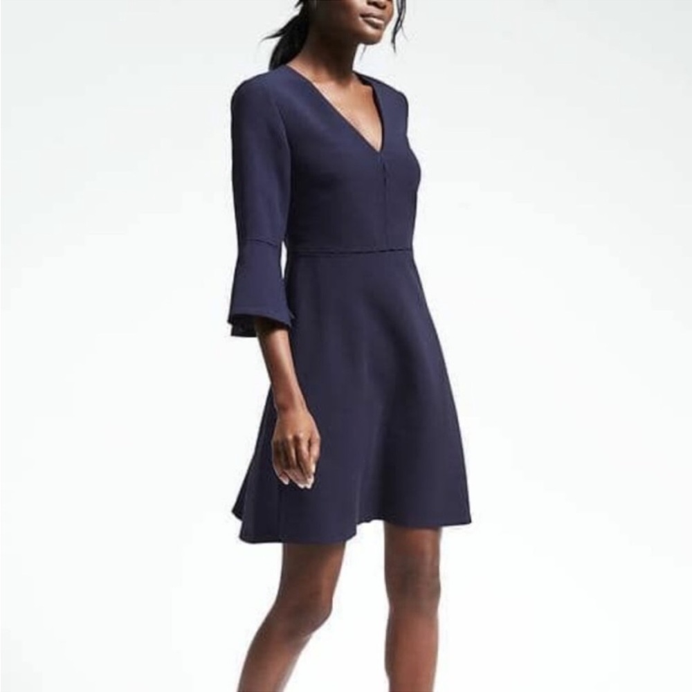 Banana Republic Flutter Sleeve Dress